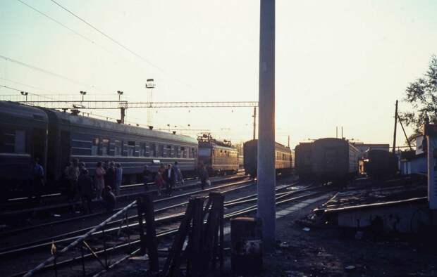 1982 год. Станция на Транссибе.