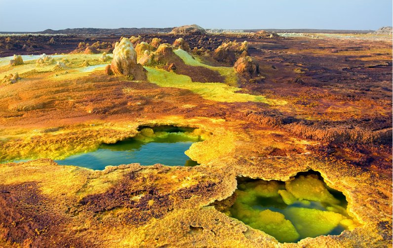 Даллол (Эфиопия), самое жаркое место в мире. Фото