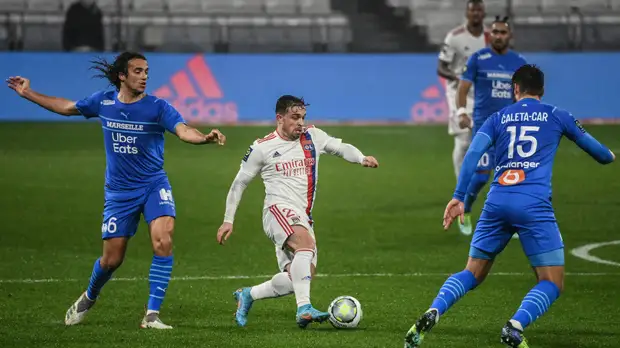 Гол Дембеле в концовке матча принёс победу «Лиону» над «Марселем»