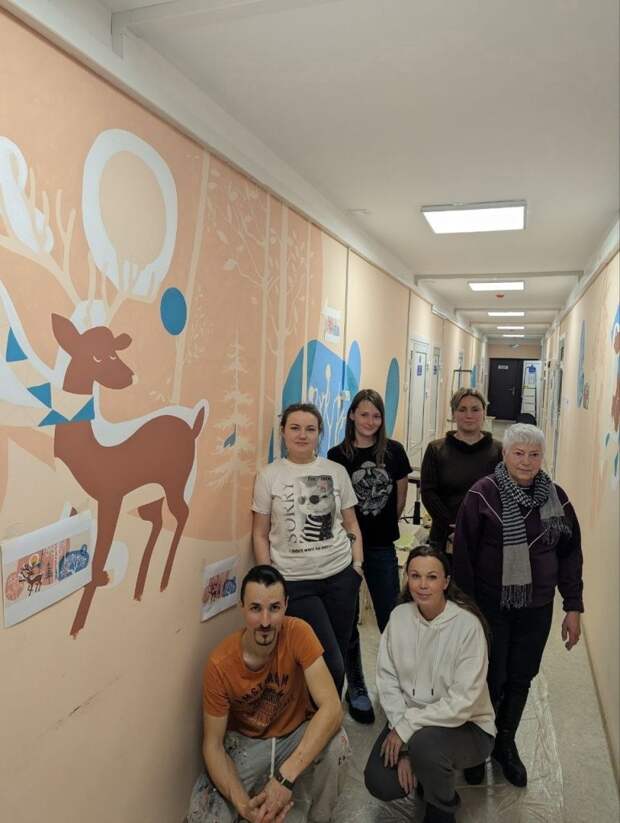 Художники украсили стены детской больницы в Иркутске 2 Художники украсили стены детской больницы в Иркутске