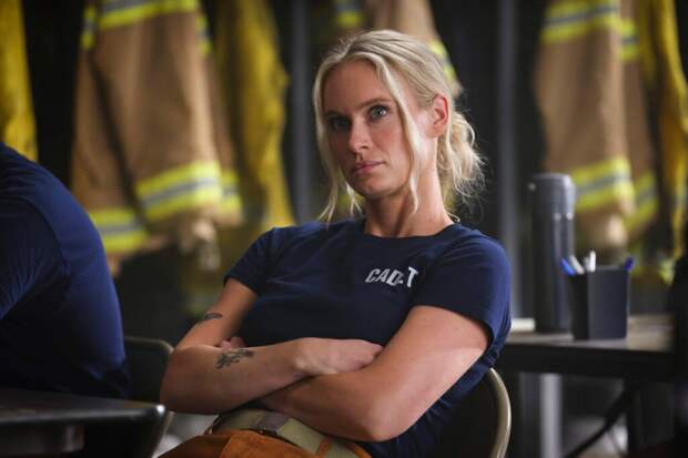 Audrey James as a fire cadet and former prison inmate