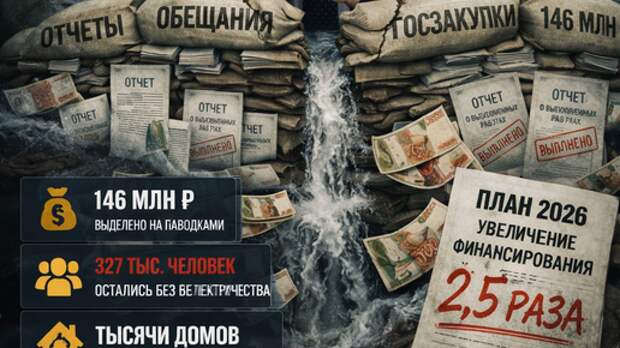 «Бумажные дамбы» министра Расулова: как 146 миллионов смыло первым же паводком