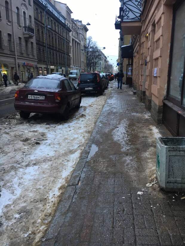 Лужи, гололедица и пострадавший: как тает Петербург. Обновляемый материал