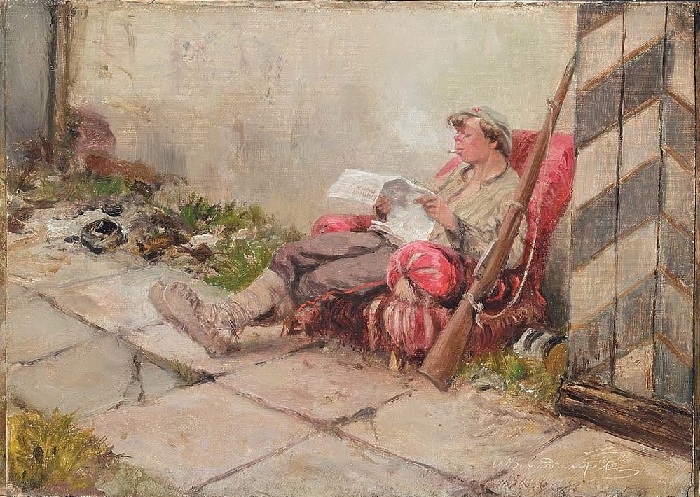 На посту. (1918). Автор: Иван Владимиров. На посту. (1918). Автор: Иван Владимиров.