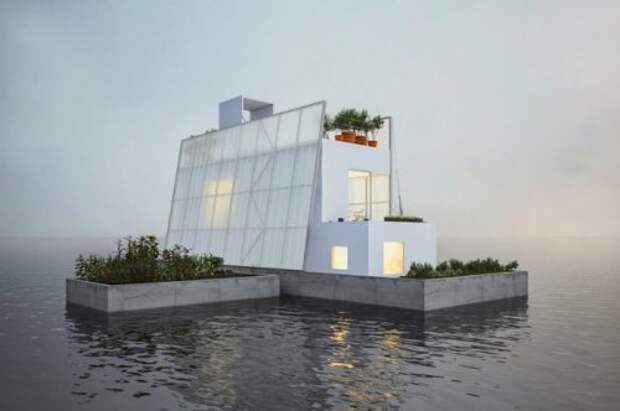 Плавающие дома от Carl Turner Architects  (4 фото)
