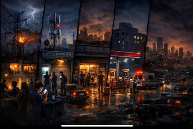 Депутат Рады Федиенко показал ИИ изображение возможного коллапса энергосистемы