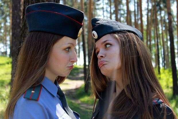 Девушки в силовых структурах нашей страны