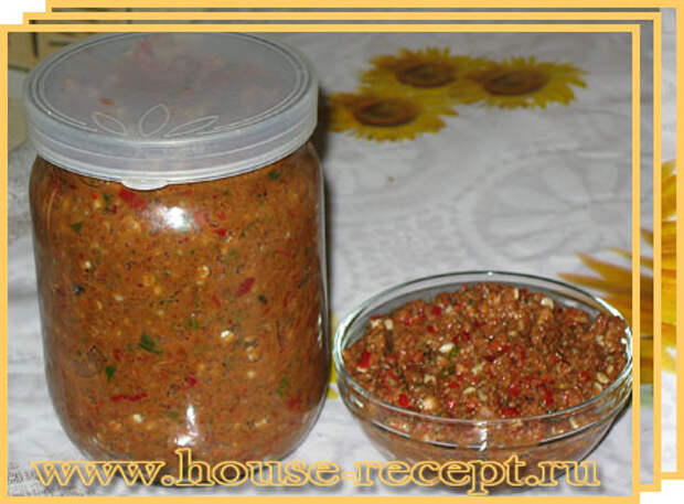Аджика из горького перца