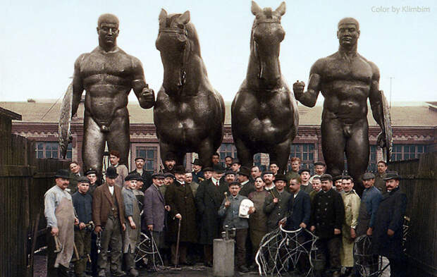 54. Немецкое посольство, Санкт-Петербург, 1913 год время, россия, фотография, цвет