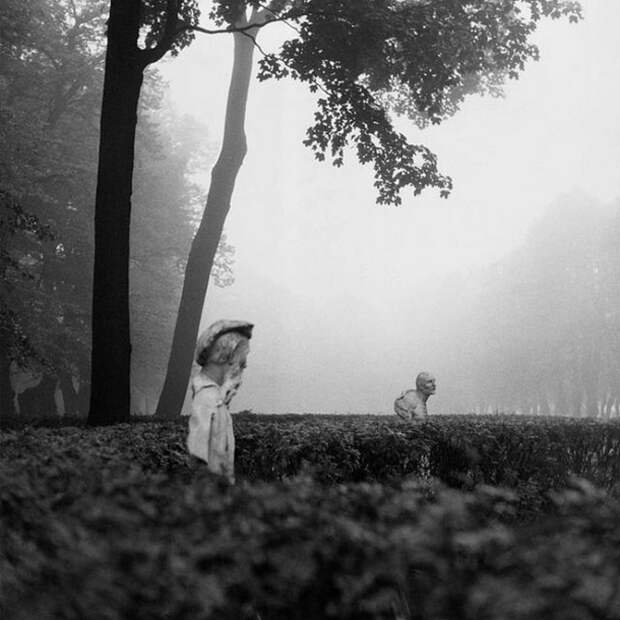 Памятник садово-паркового искусства. СССР, Ленинград, 1972 год. Автор фотографии: Boris Smelov.
