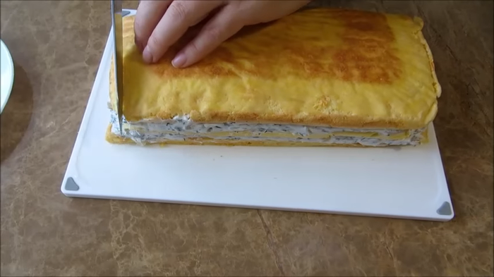 Закусочное пирожное с грибами и брынзой Закуска, Рецепт, Вкусно, Приготовление, Другая кухня, Длиннопост, Видео рецепт, Праздничный стол, Пирожное, Видео