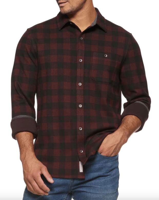 Dillon Knit Flannel Shirt