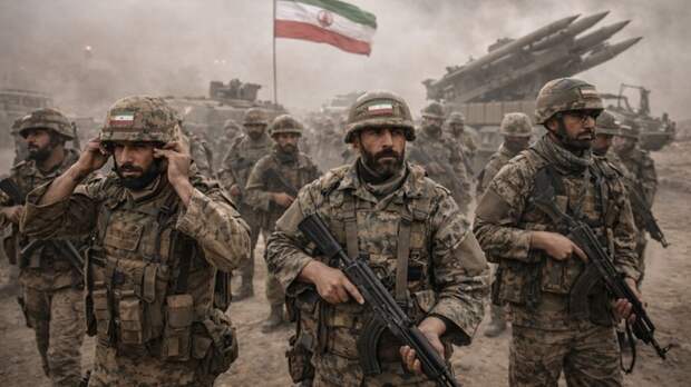 Армия Ирана / Иран / Изображение сгенерировано ИИ ChatGPT / amic.ru