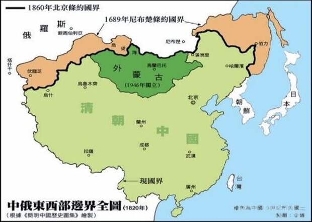 Общие "претензии" современного Китая на северных границах, причем не только к России, но и к Казахстану