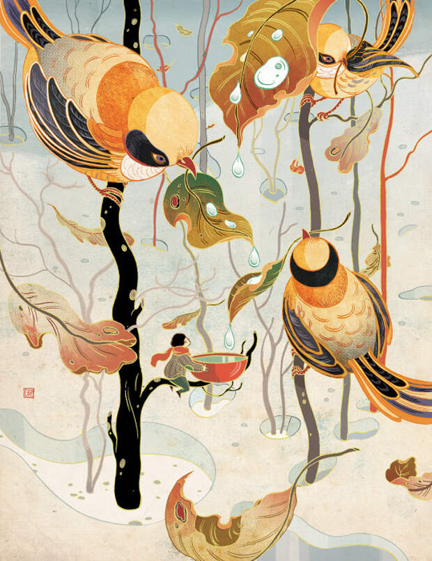 С миру по капле - полная чаша. Автор: Victo Ngai.