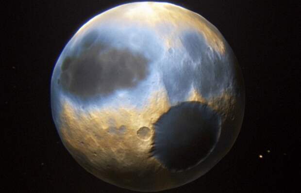 Планета Плутон: небо цвета «голубой электрик».