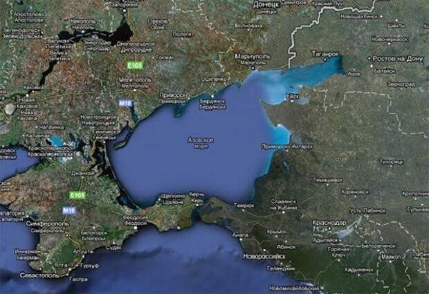 13 фактов про Азовское море азовское море, море, факты