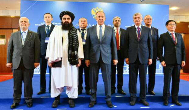 Афганская делегация в Москве...