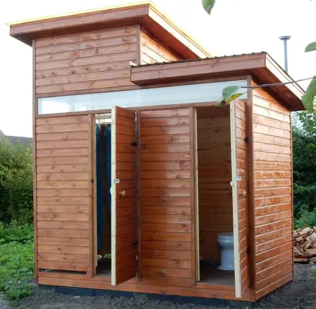 Строим хозблок с душем и туалетом: 30 лучших идей для дачи - Сам себе ...