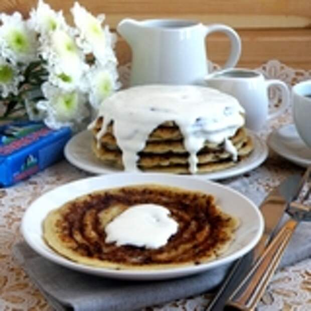 Панкейки а-ля синабоны.