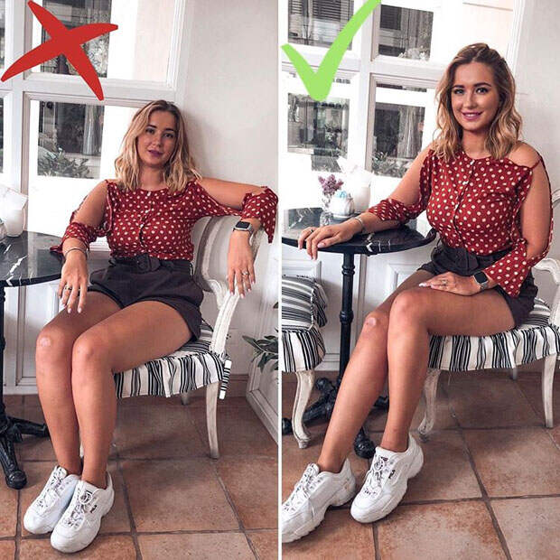 Пышкапозинг: девушка учит как обманывать на фото и делать фигуру идеальной — До и После