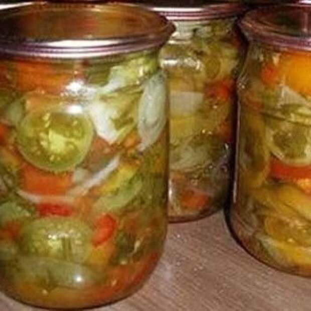 Зелёные помидоры закусочные