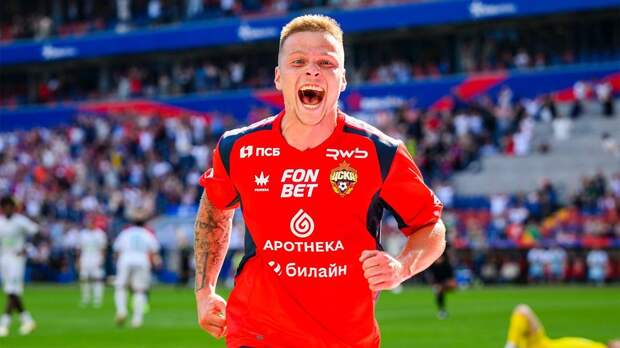 Данил Круговой забил второй гол ЦСКА в ворота «Краснодара» на WINLINE Зимнем кубке РПЛ