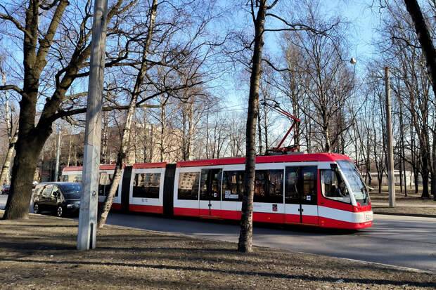 Движение по первому участку трамвайной линии "Славянка" в Петербурге запустится в 2025 году