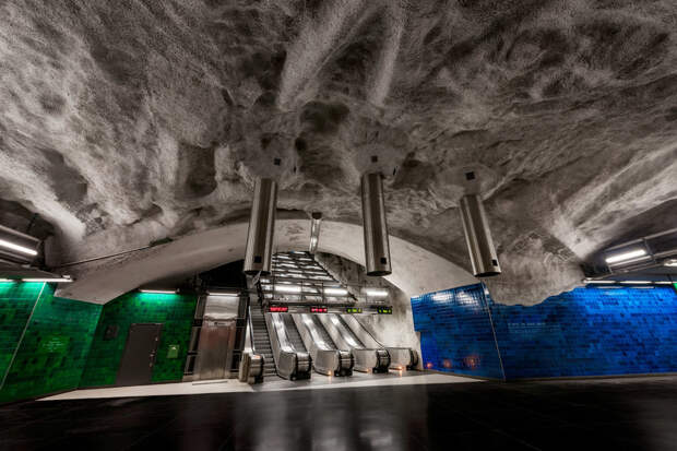 13 потрясающих снимков незабываемого стокгольмского метрополитена