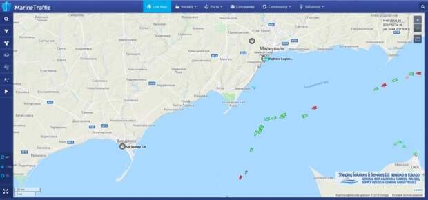 Азовское море полностью закрыто для Украины. Бердянск и Мариуполь утратили морской статус