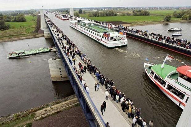 Водный мост в германии