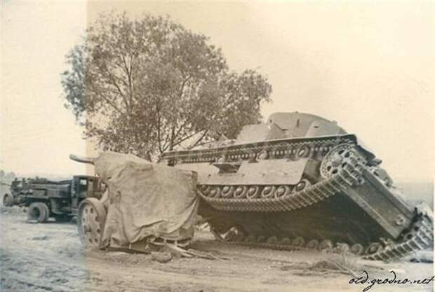 Один танк Т-28 против гитлеровских войск