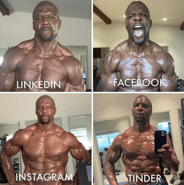 Linkedin Facebook Instagram Tinder