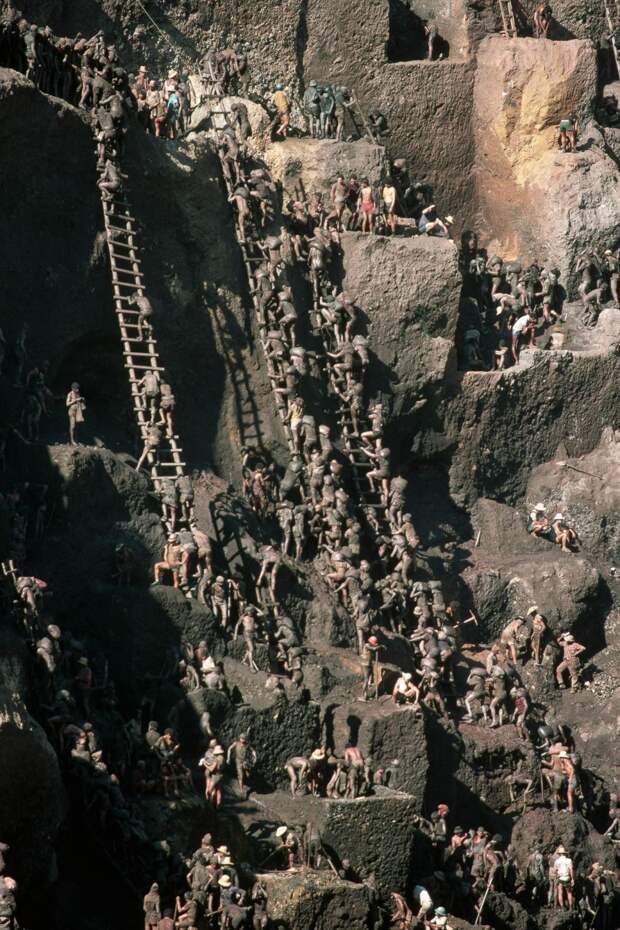 1985 год: золотая лихорадка в Серра Пелада бразилия, золото, лихорадка, шахта