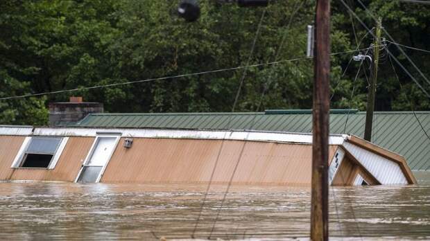Катастрофическое наводнение произошло в американском штате Кентукки