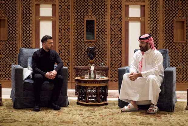 Зеленский встретился с наследным принцем Саудовской Аравии