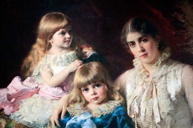 Константин Маковский. «Семейный портрет». 1882