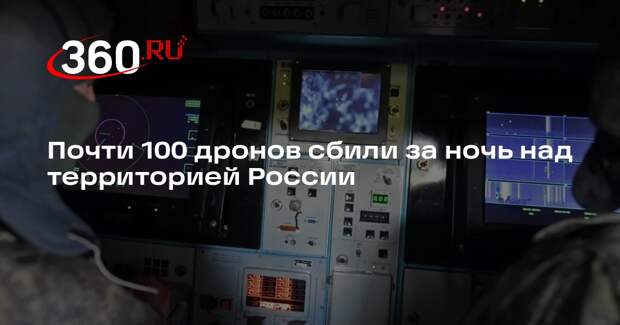 Российские силы ПВО за ночь уничтожили 99 украинских беспилотников