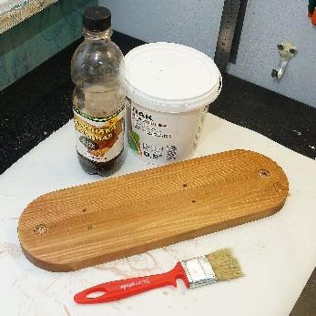 Покрытие морилкой
