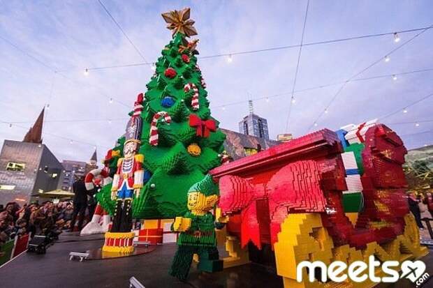 lego new year tree, australia green tree