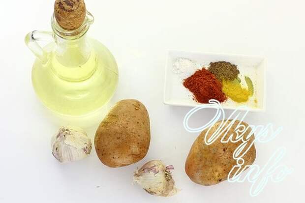Картошка по-деревенски в рукаве в духовке фото ингредиенты