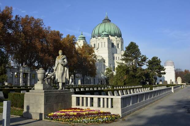 Историческое кладбище Zentralfriedhof, Вена, Австрия 
