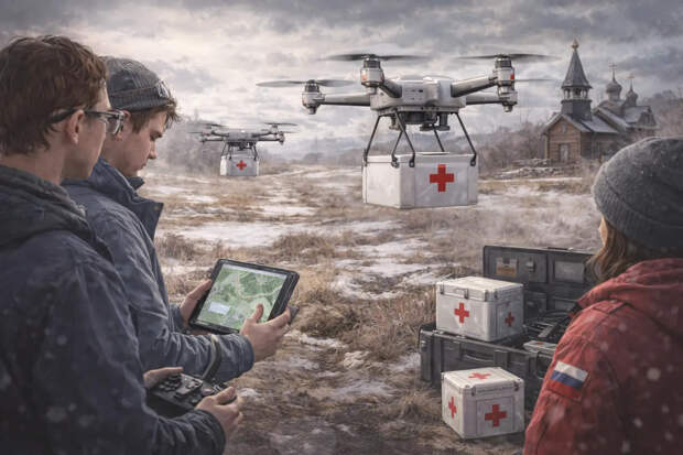 Русские студенты создали дроны, которые привезут лекарства в отдаленные районы