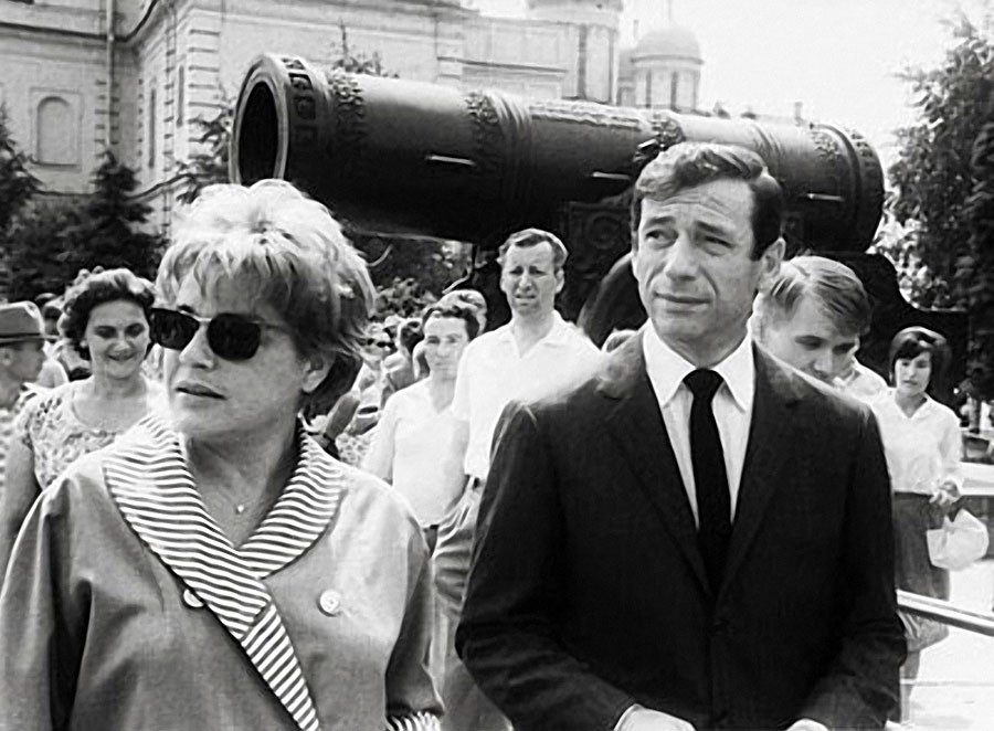 Синьоре Симона и Ив Монтан, 1963 Синьоре Симона и Ив Монтан, 1963