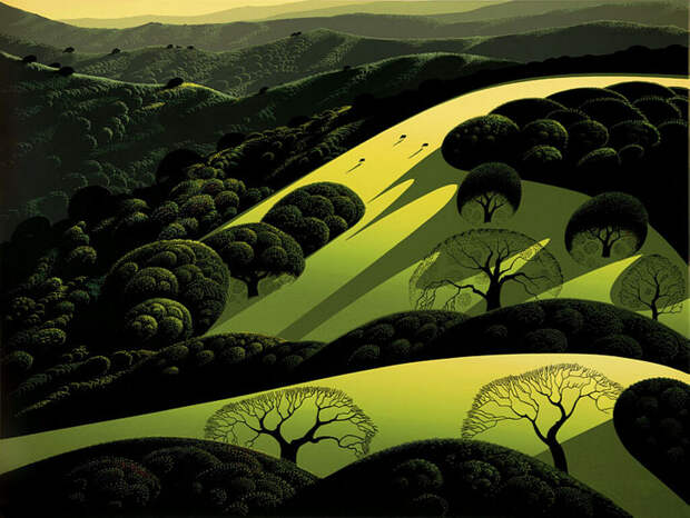 Эйвинд Эрл (Eyvind Earle) - известный американский художник, писатель и иллюстратор.