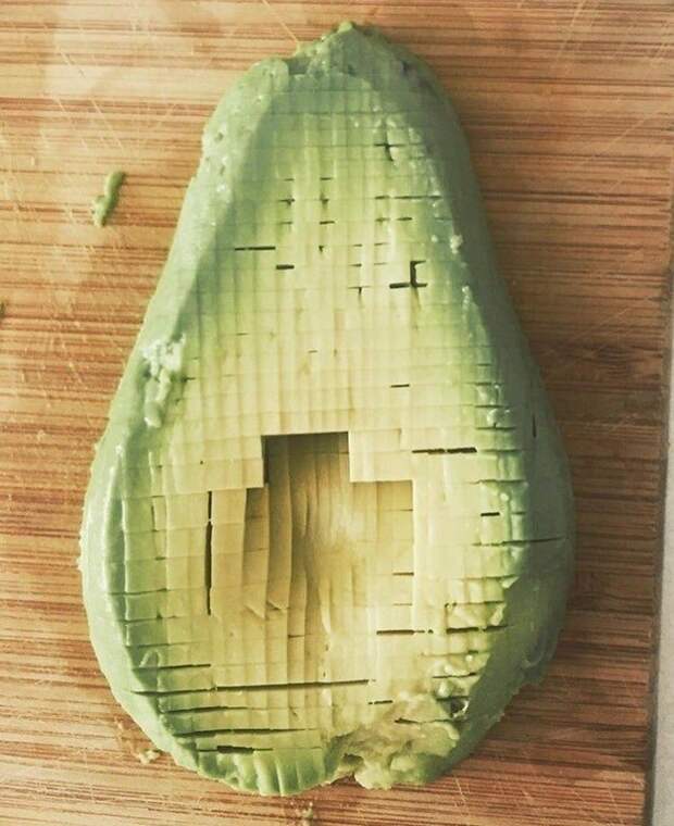 Этот авокадо словно вырезан на 3D-принтере еда, идеально, овощи, перфекционист, совершенство, фрукты