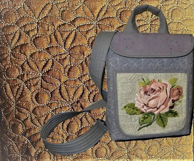 "Винтажный" рюкзачок и женская сумочка, сшитые по одному простому принципу