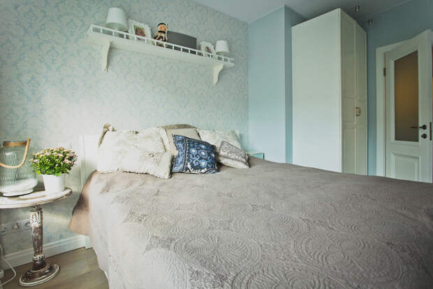Фотография: Спальня в стиле Кантри, Скандинавский, Квартира, Дома и квартиры, IKEA, герой недели, герой недели 2014, двушка в москве – фото на InMyRoom.ru