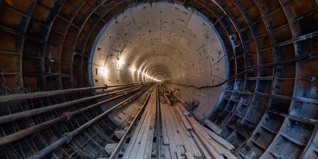 Собянин: Завершена проходка тоннелей между станциями метро «Селигерская» и «Физтех» Фото: М. Мишин mos.ru