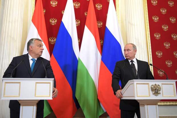 Виктор Орбан и Владимир Путин